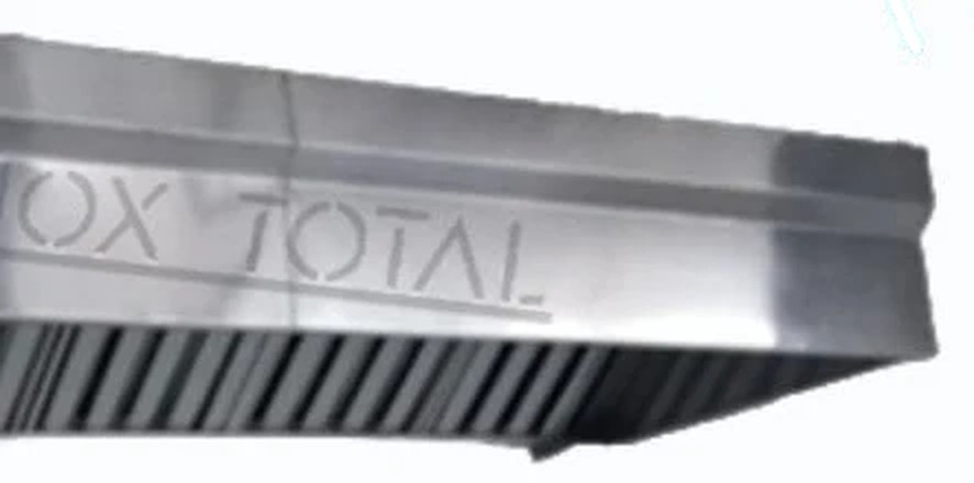 Campana extractora de acero inoxidable para cocina industrial
