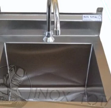 Lavamanos de acero inoxidable para cocina industrial